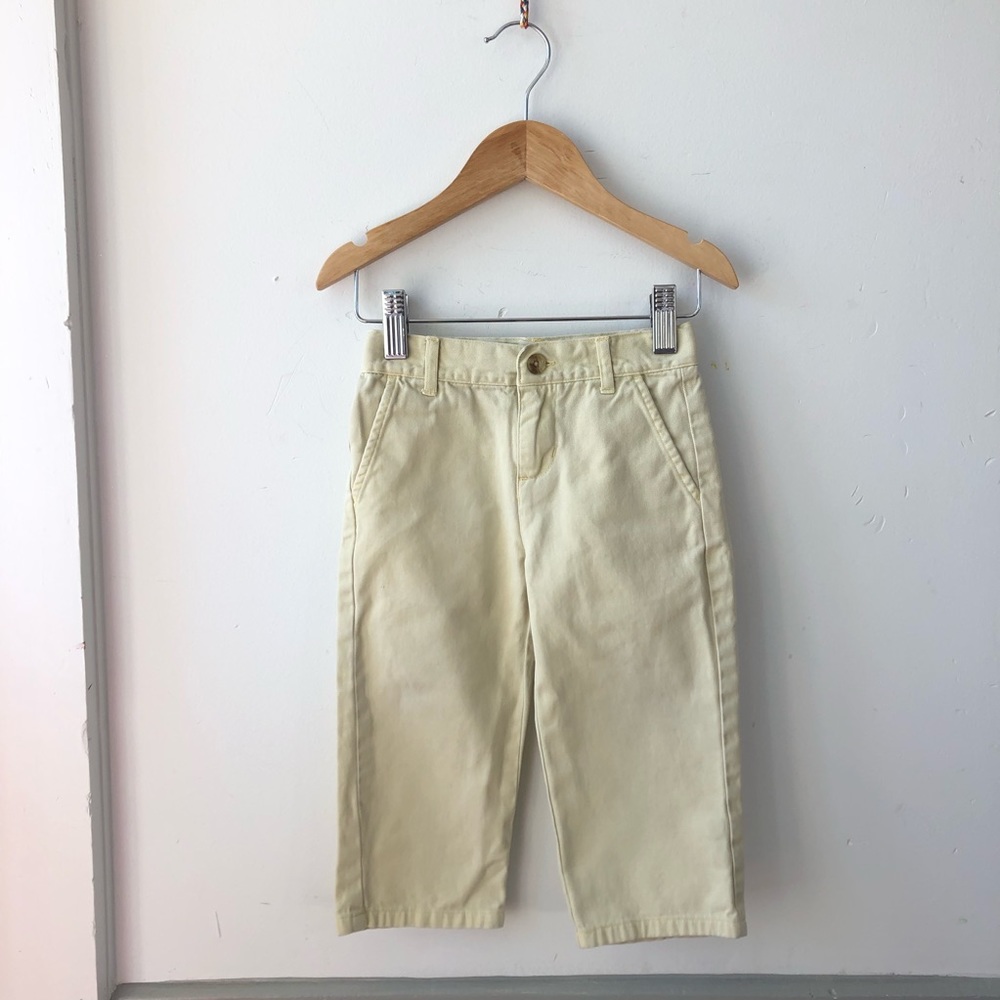🥧3/ $15🥧GUC- Sunbleached Yellow Twill Pants